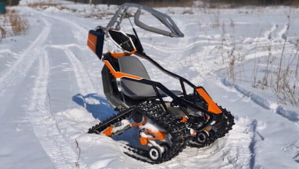 Детский электро снегоход_электро вездеход_детский вездеход_гусеничный вездеход_7