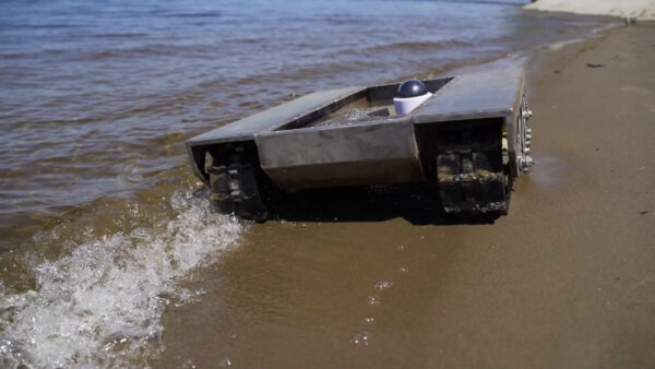 Гусеничный робот UMKA_гусеничная платформа_гусеничный мини трактор_образовательный робот конструктор_ 11