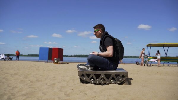 Гусеничный робот UMKA_гусеничная платформа_гусеничный мини трактор_образовательный робот конструктор_ 5