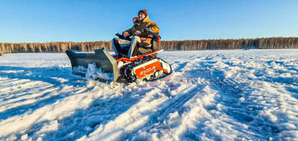 Гусеничный вездеход электрический_гусеничный минитрактор_электро трактор_8